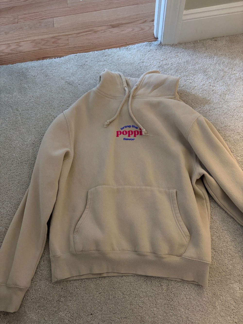 Poppi soda branded hoodie